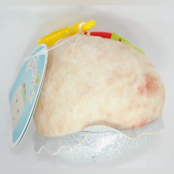 NWT 3” Bernardo the Burrito Squishmallow Clip - Picture 2 of 5